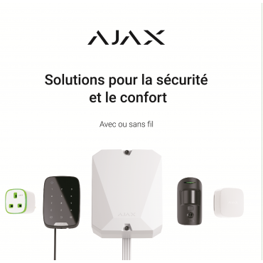 AJAX Leaflet - Brochure en français AJAX Leaflet - Brochure en français