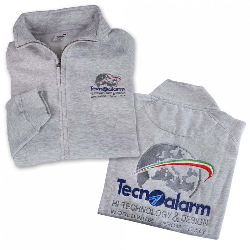 Sweatshirt mit Tecnoalarm Logo - Grau Sweatshirt mit Tecnoalarm Logo - Grau