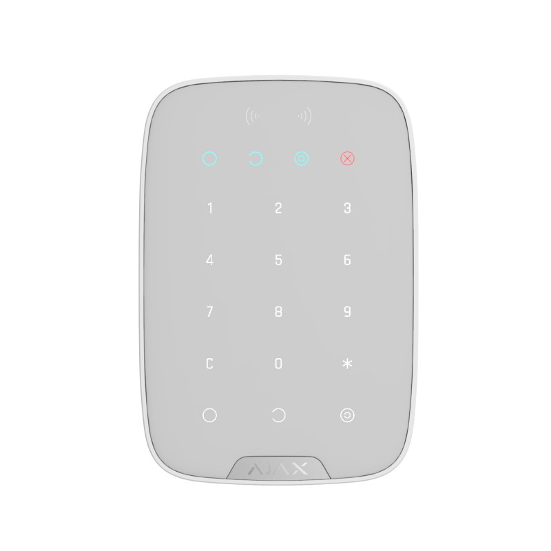 AJAX KeyPad Plus S Jeweller - clavier Blanc