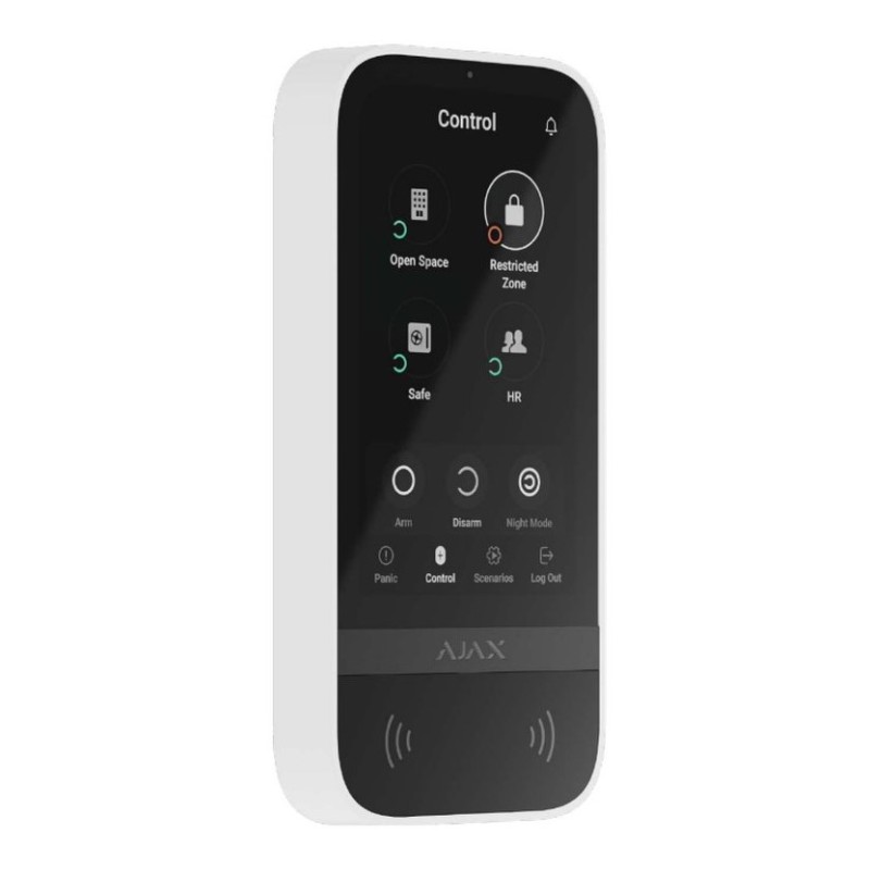 AJAX KeyPad TouchScreen - Clavier Blanc