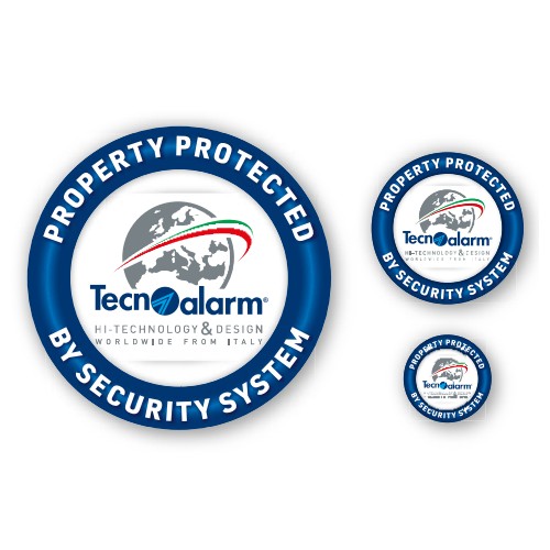 Sticker - Warnaufkleber