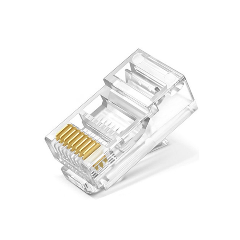Rj45-Anschluss für Cat5E UTP-Kabel (100 Stück) Rj45-Anschluss für Cat5E UTP-Kabel (100 Stück)