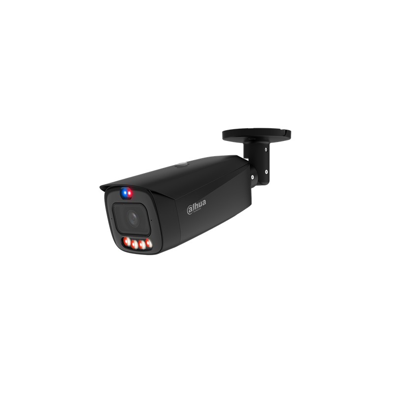 4MP Smart Dual Light Active Deterrence Bullet WizSense Netzwerkkamera mit festem Brennpunkt Schwarz
