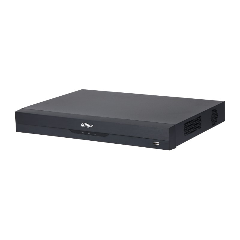 16 Kanäle Penta-brid 4K-N/5MP 1U 2HDDs WizSense Digitaler Videorekorder Schwarz