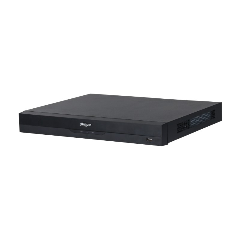 16 Kanäle 1U 16PoE 2HDDs WizSense Netzwerk-Videorekorder Schwarz 