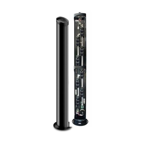 Industrielle IR-Schranke mit optischer Synchronisation - Höhe 250cm, ausgestattet mit 4 Sendern (TX) und 4 Empfängern (RX) Industrielle IR-Schranke mit optischer Synchronisation - Höhe 250cm, ausgestattet mit 4 Sendern (TX) und 4 Empfängern (RX)