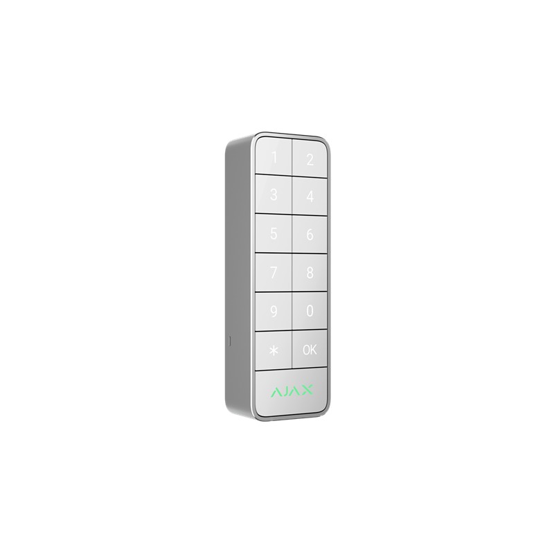 AJAX Superior KeyPad Outdoor Fibra - Tastatur Weiss AJAX Superior KeyPad Outdoor Fibra - Tastatur Weiss