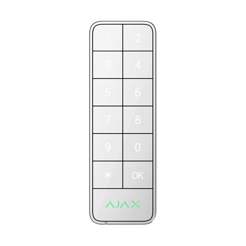 AJAX Superior KeyPad Outdoor Fibra - Tastatur Weiss AJAX Superior KeyPad Outdoor Fibra - Tastatur Weiss