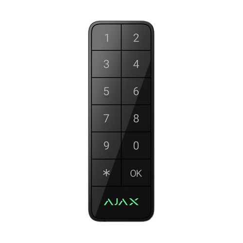AJAX Superior KeyPad Outdoor Fibra - Tastatur Schwarz AJAX Superior KeyPad Outdoor Fibra - Tastatur Schwarz