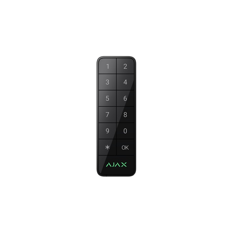 AJAX Superior KeyPad Outdoor Fibra - Tastatur Schwarz AJAX Superior KeyPad Outdoor Fibra - Tastatur Schwarz