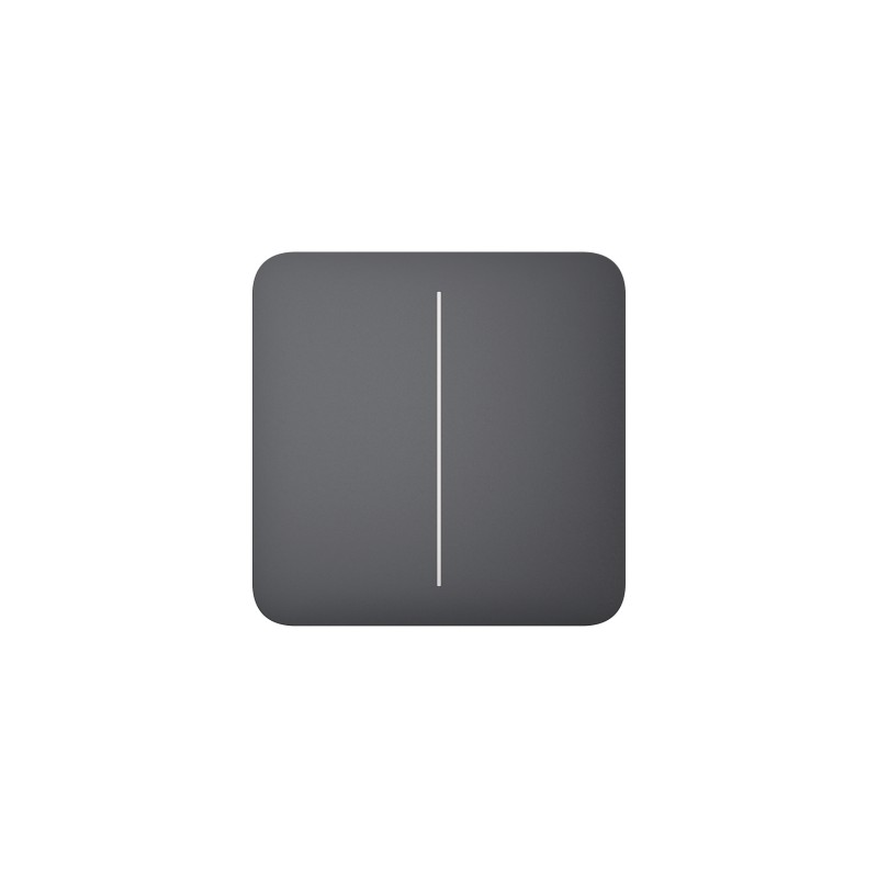 AJAX SoloButton (2-gang) - Bouton Graphite (RAL 7016)