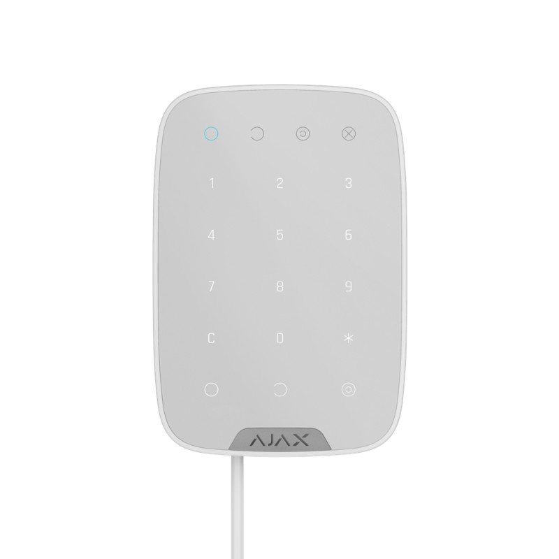 AJAX Superior KeyPad Fibra - Tastatur Weiss AJAX Superior KeyPad Fibra - Tastatur Weiss