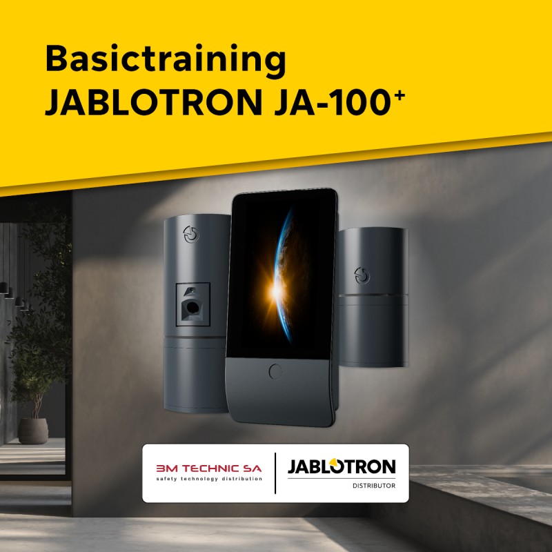 JABLOTRON 100+ - FORMATION : PROTECTION CONTRE L'EFFRACTION - NEUCHATEL (MARIN)