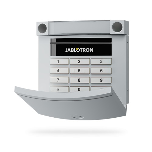 Funk- Zugangsmodul mit Tastatur und RFID- Lesegerät - Grau Funk- Zugangsmodul mit Tastatur und RFID- Lesegerät - Grau