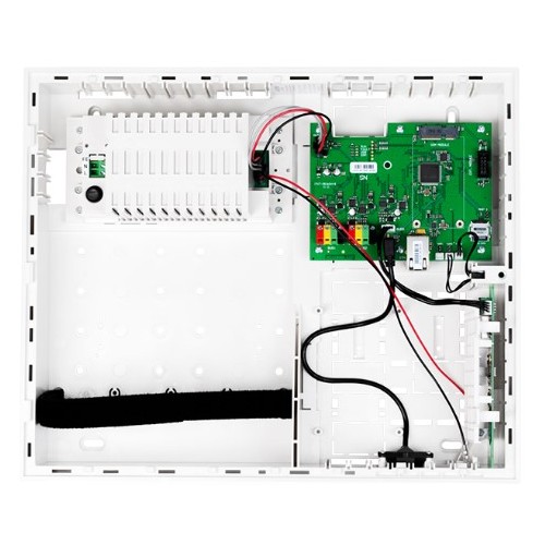 Centrale du système d'alarme JABLOTRON 100+, y compris appareil de transmission LAN et module radio Centrale du système d'alarme JABLOTRON 100+, y compris appareil de transmission LAN et module radio