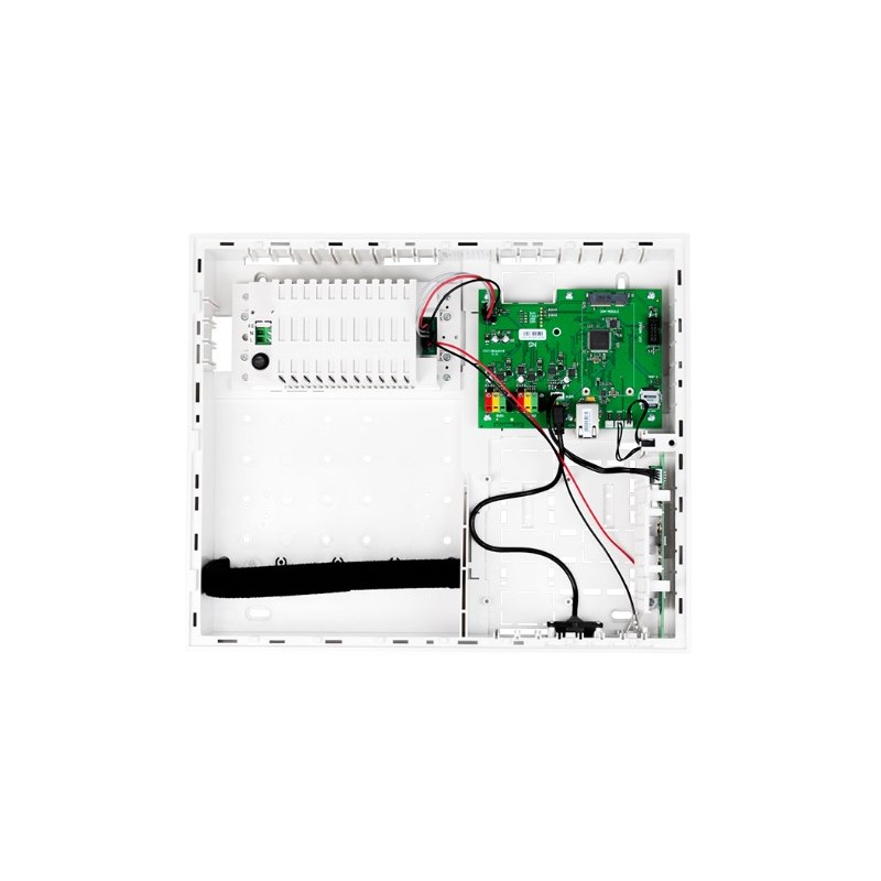 Centrale du système d'alarme JABLOTRON 100+, y compris appareil de transmission LAN et module radio Centrale du système d'alarme JABLOTRON 100+, y compris appareil de transmission LAN et module radio