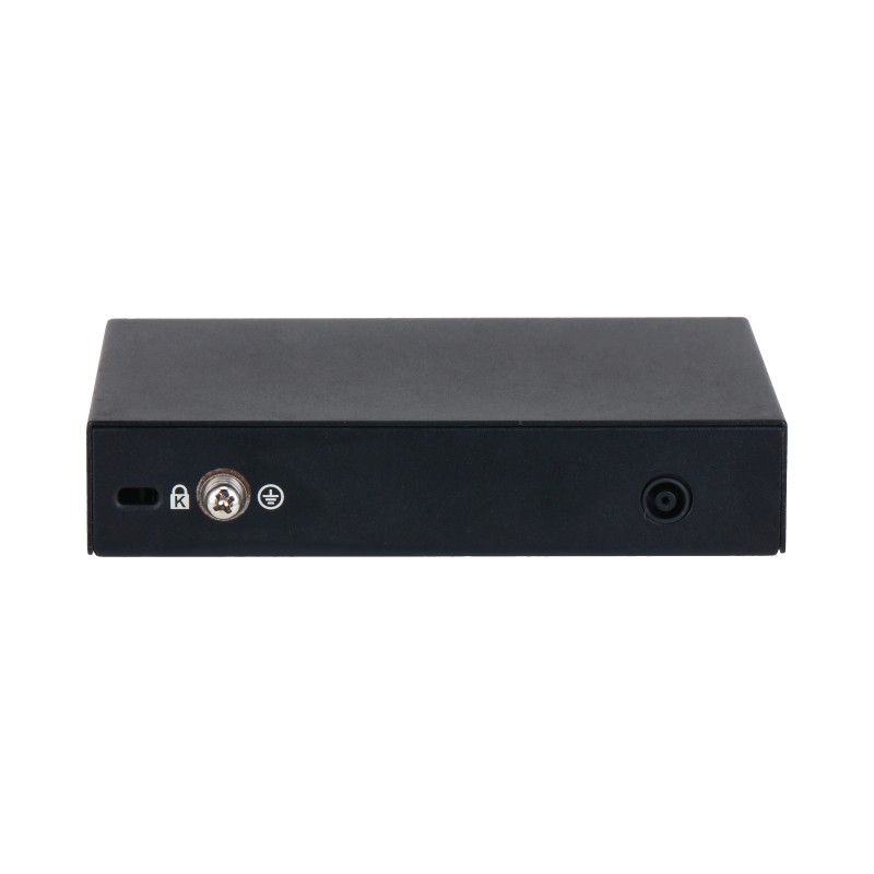 Unverwalteter Desktop-Switch mit 5 Anschlüssen und 4 PoE-Anschlüssen Schwarz Unverwalteter Desktop-Switch mit 5 Anschlüssen und 4 PoE-Anschlüssen Schwarz