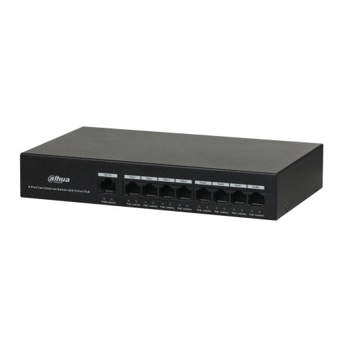PoE-Switch mit 8 Anschlüssen (unverwaltet) Schwarz PoE-Switch mit 8 Anschlüssen (unverwaltet) Schwarz