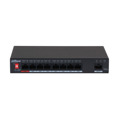 PoE-Switch mit 8 Anschlüssen (unverwaltet) Schwarz PoE-Switch mit 8 Anschlüssen (unverwaltet) Schwarz