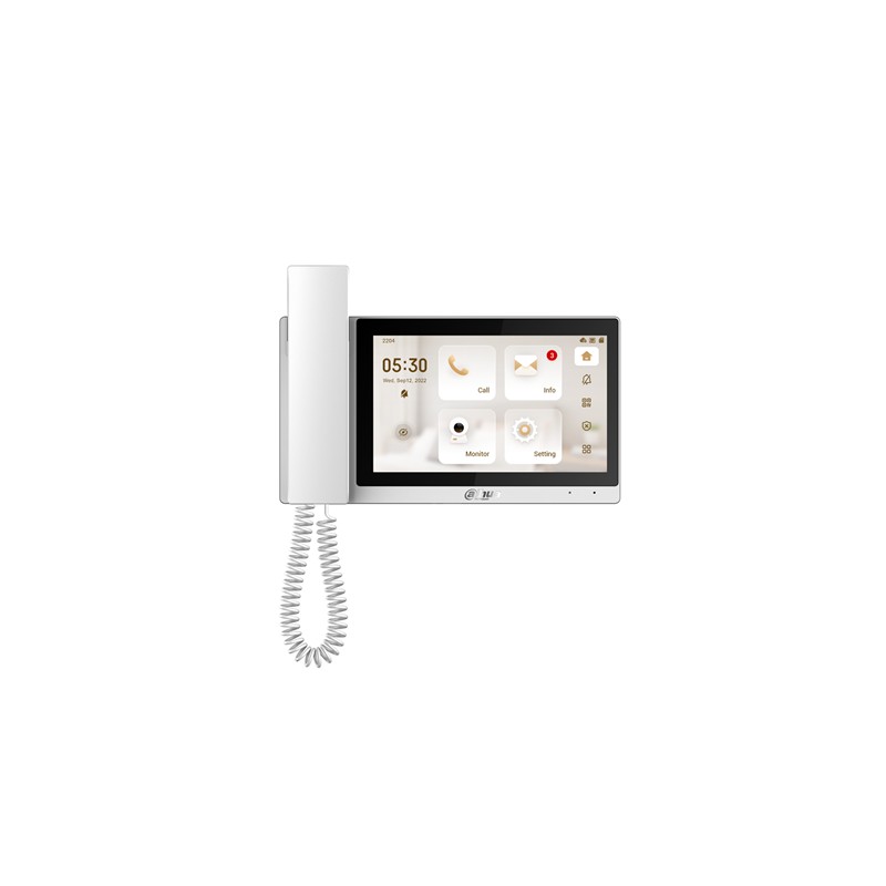 IP- und Wi-Fi-Indoor-Monitor mit Handgerät IP- und Wi-Fi-Indoor-Monitor mit Handgerät