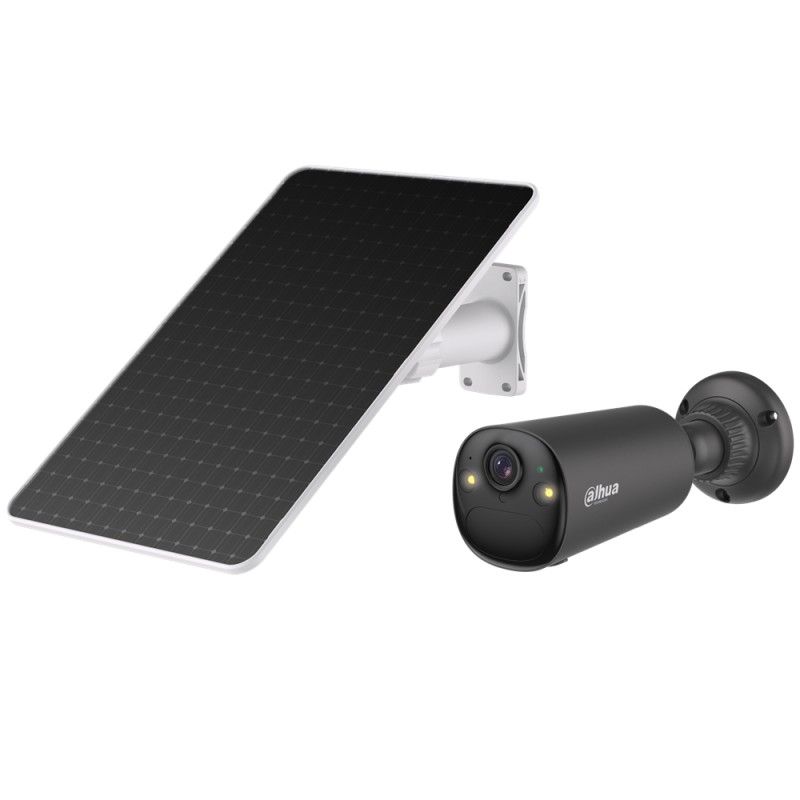 4MP 4G Batterie Bullet Netzwerkkamera Solar-Überwachungssystem Schwarz 4MP 4G Batterie Bullet Netzwerkkamera Solar-Überwachungssystem Schwarz