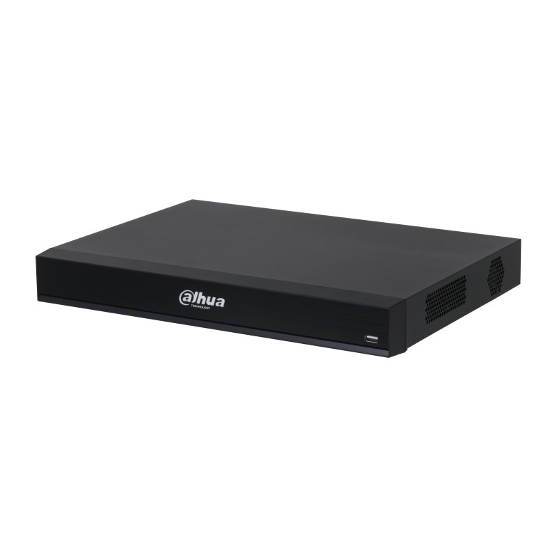 8CH Penta-brid 4K 1U 2HDDs WizSense Digitaler Videorekorder Schwarz