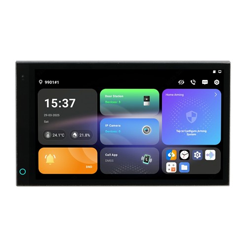Panneau de commande intelligent IP à 2 fils, Noir Panneau de commande intelligent IP à 2 fils, Noir