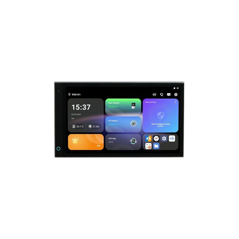 2-Draht-IP-Smart-Bedienfeld Schwarz