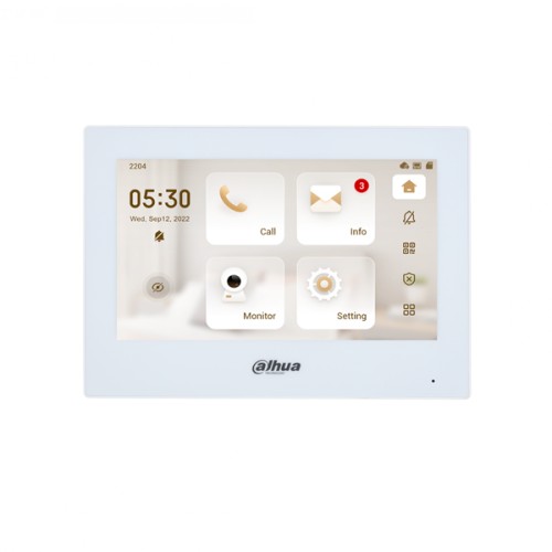 IP- und Wi-Fi-Innenraum-Monitor Weiss IP- und Wi-Fi-Innenraum-Monitor Weiss
