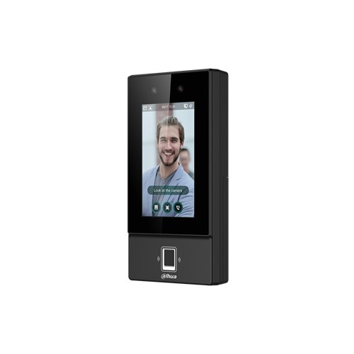 Zugangskontrollsystem mit Gesichtserkennung und Fingerabdruckscanner, Autorisierung per ID-Karte Zugangskontrollsystem mit Gesichtserkennung und Fingerabdruckscanner, Autorisierung per ID-Karte
