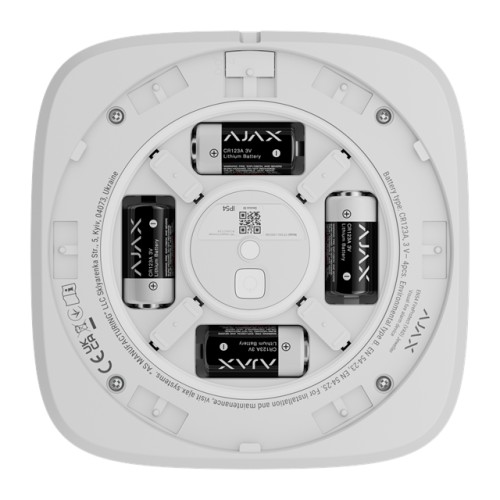 AJAX EN54 FireProtect (VAD) - émetteur de signaux optiques sans fil Blanc AJAX EN54 FireProtect (VAD) - émetteur de signaux optiques sans fil Blanc