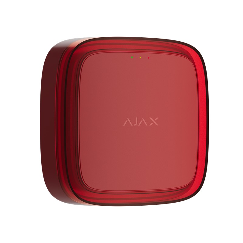 AJAX EN54 FireProtect (VAD) - émetteur de signaux optiques sans fil Rouge AJAX EN54 FireProtect (VAD) - émetteur de signaux optiques sans fil Rouge