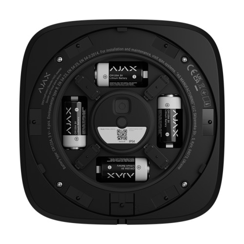 AJAX EN54 FireProtect (Sounder) - Avertisseur sonore sans fil Noir AJAX EN54 FireProtect (Sounder) - Avertisseur sonore sans fil Noir