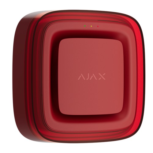 AJAX EN54 FireProtect (Sounder/VAD) - Funk-optischer und akustischer Signalgeber Rot AJAX EN54 FireProtect (Sounder/VAD) - Funk-optischer und akustischer Signalgeber Rot
