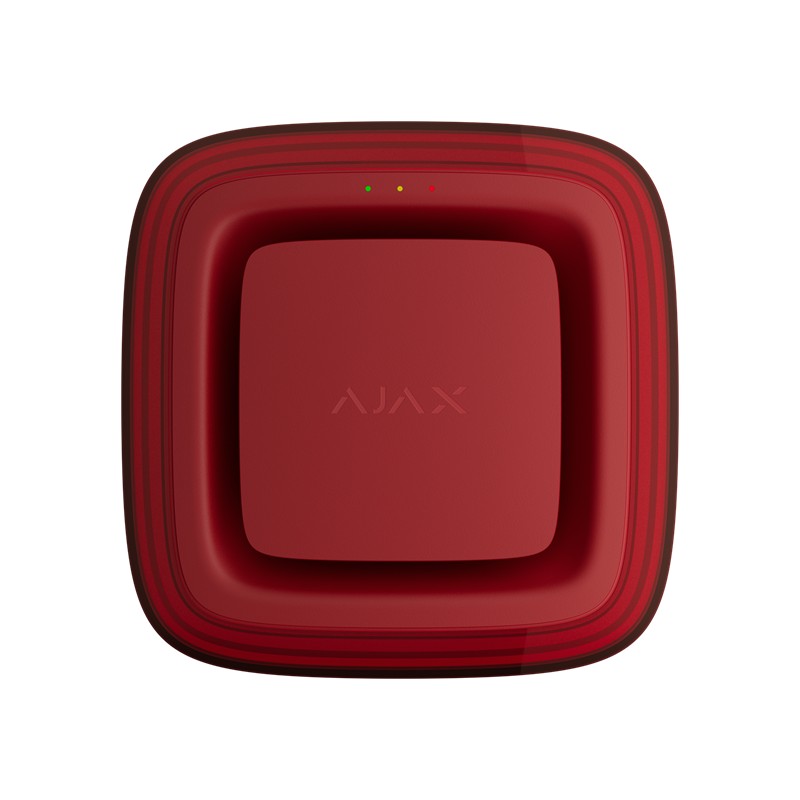 AJAX EN54 FireProtect (Sounder/VAD) - Avertisseur optique et sonore sans fil Rouge AJAX EN54 FireProtect (Sounder/VAD) - Avertisseur optique et sonore sans fil Rouge