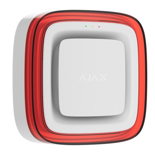 AJAX EN54 FireProtect (Sounder/VAD) - Avertisseur optique et sonore sans fil Blanc AJAX EN54 FireProtect (Sounder/VAD) - Avertisseur optique et sonore sans fil Blanc