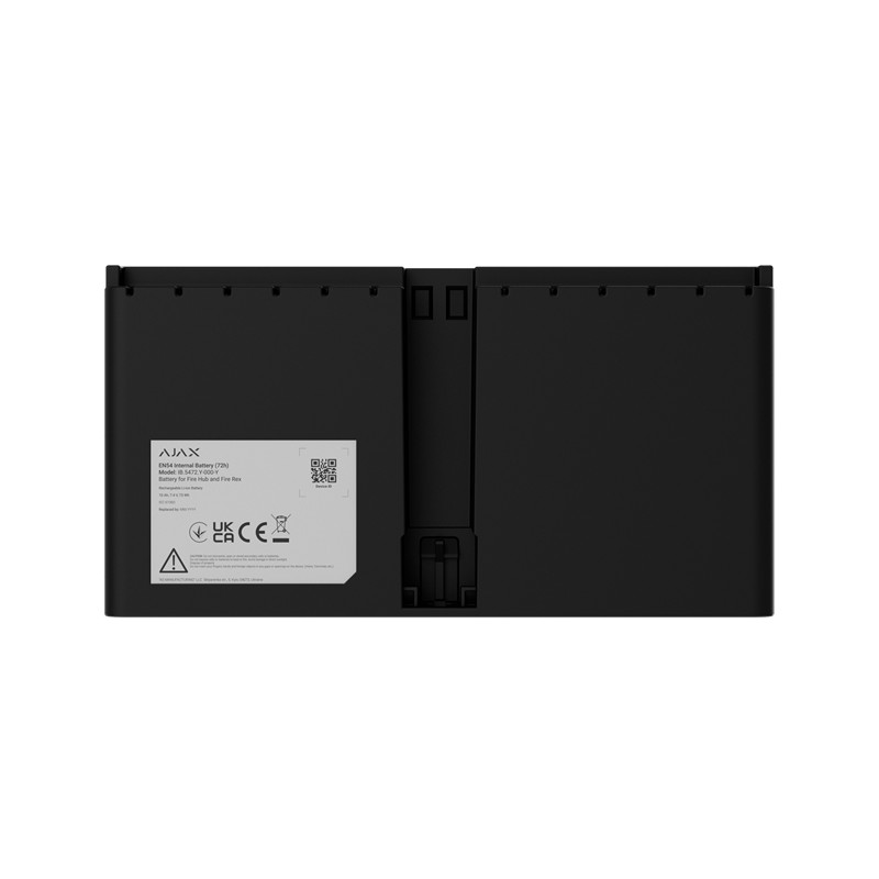 AJAX EN54 Internal Battery (72h) - Wiederaufladbarer Li-Ion-Akku zum Einbau in EN54 Fire Hub Jeweller oder EN54 Fire ReX Jewelle AJAX EN54 Internal Battery (72h) - Wiederaufladbarer Li-Ion-Akku zum Einbau in EN54 Fire Hub Jeweller oder EN54 Fire ReX Jewelle