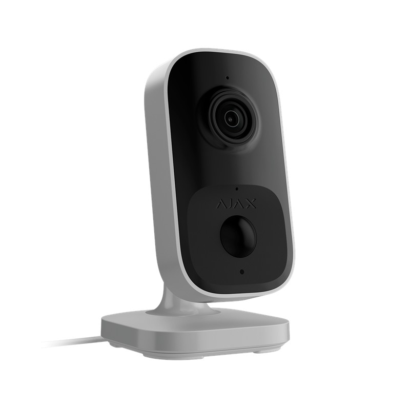AJAX IndoorCam - Caméra de surveillance intérieure sans fil avec détecteur de mouvement PIR et IA intégrée Blanc AJAX IndoorCam - Caméra de surveillance intérieure sans fil avec détecteur de mouvement PIR et IA intégrée Blanc