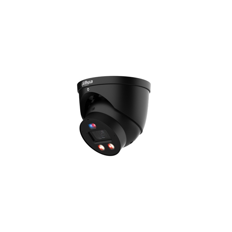 8MP Smart Dual Light Active Deterrence Festbrennweite WizSense Netzwerkkamera Schwarz