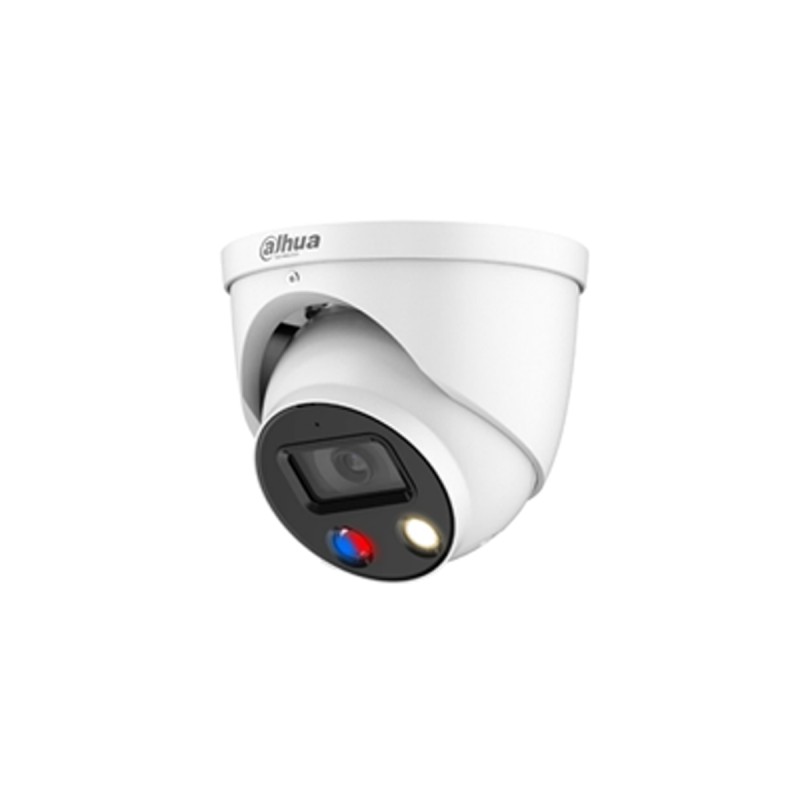 4MP Full-color Active Deterrence Fixed-focal Eyeball WizSense Caméra réseau Blanc