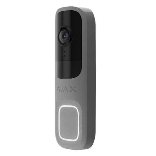 AJAX DoorBell - Video-Türklingel mit integrierter KI, PIR-Sensor und App-Steuerung Grau AJAX DoorBell - Video-Türklingel mit integrierter KI, PIR-Sensor und App-Steuerung Grau