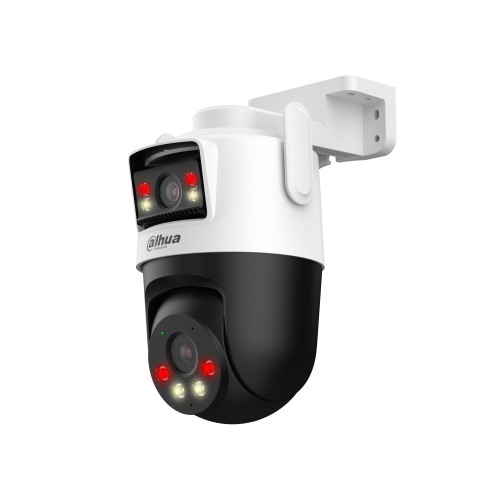 Caméra extérieure Wi-Fi à double objectif pivotant et inclinable 3+3 MP Blanc Caméra extérieure Wi-Fi à double objectif pivotant et inclinable 3+3 MP Blanc