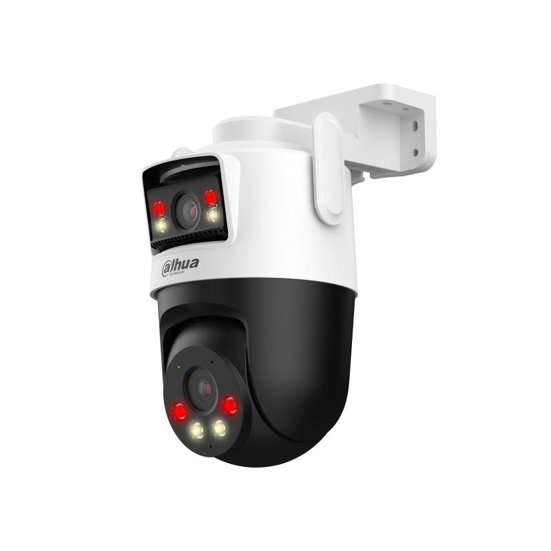 Caméra extérieure Wi-Fi à double objectif pivotant et inclinable 3+3 MP Blanc Caméra extérieure Wi-Fi à double objectif pivotant et inclinable 3+3 MP Blanc