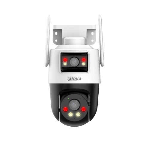 Caméra extérieure 3+3 MP avec deux objectifs, fonction panoramique et inclinaison et connexion 4G Caméra extérieure 3+3 MP avec deux objectifs, fonction panoramique et inclinaison et connexion 4G