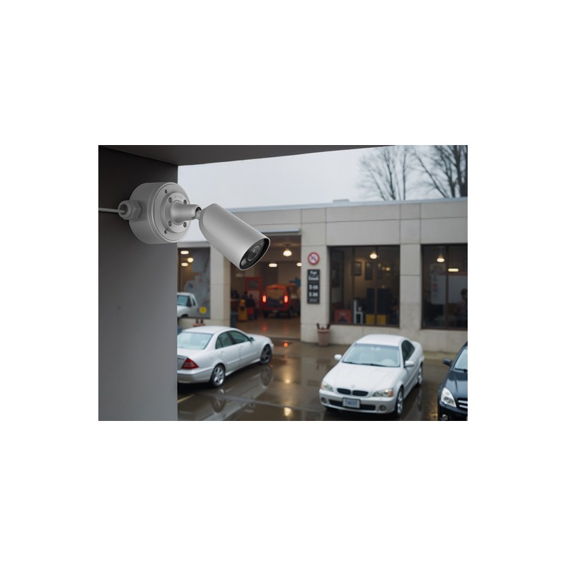 AJAX BulletCam HL (5 Mp/2,8 mm) - Caméra de surveillance IP filaire avec IA, angle de vue de 110°, éclairage hybride, TrueWDR, m AJAX BulletCam HL (5 Mp/2,8 mm) - Caméra de surveillance IP filaire avec IA, angle de vue de 110°, éclairage hybride, TrueWDR, m