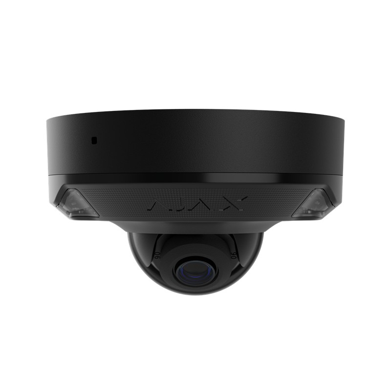 AJAX DomeCam Mini HL (8 Mp/2,8 mm) - Caméra de surveillance IP filaire avec IA, angle de vision de 110°, éclairage hybride, True AJAX DomeCam Mini HL (8 Mp/2,8 mm) - Caméra de surveillance IP filaire avec IA, angle de vision de 110°, éclairage hybride, True