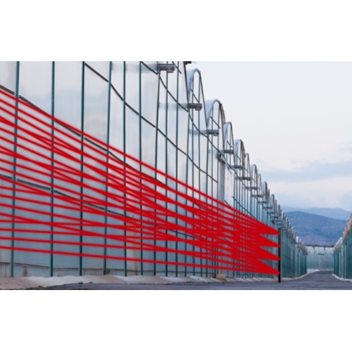 Colonne terminale - hauteur 200 cm, 4 faisceaux optiques doubles 4TX