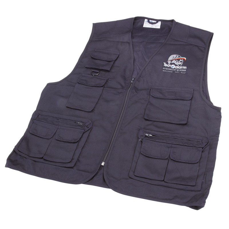 Arbeitsweste mit Tecnoalarm Logo - Blau