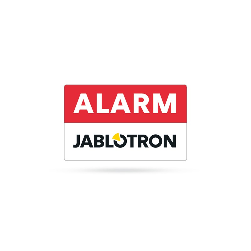 Autocollant "ALARM JABLOTRON"