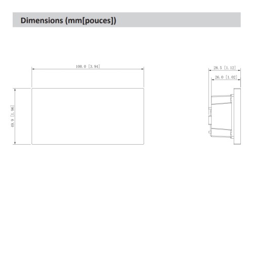 Blanko-Modul - für Intercom-Systeme